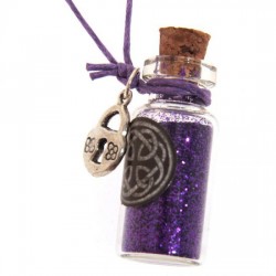 Witches Protection Glitter Dust Pendant